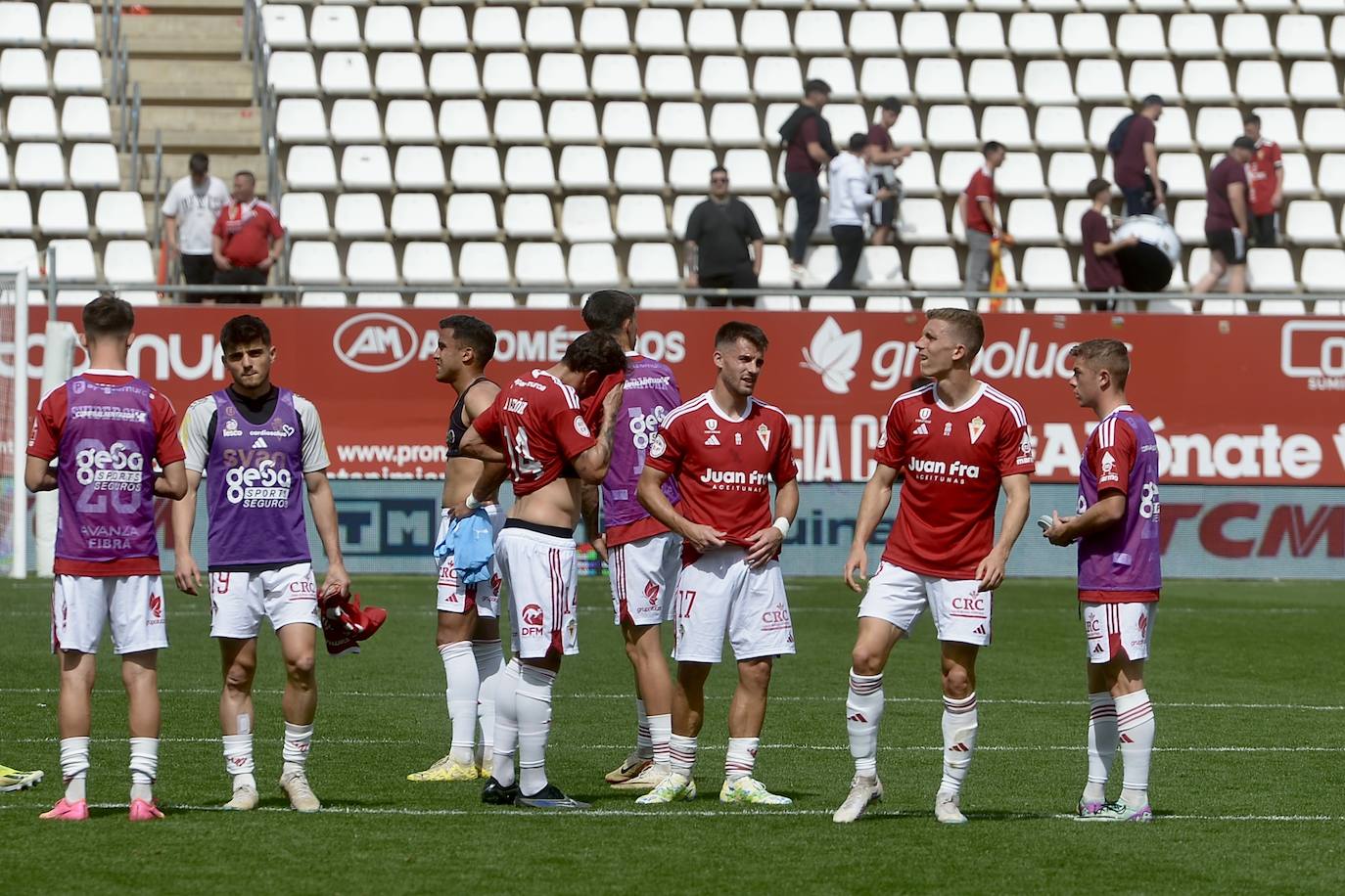 El empate del Real Murcia frente al Ibiza, en imágenes