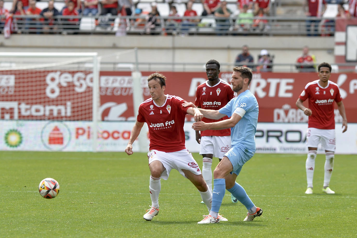 El empate del Real Murcia frente al Ibiza, en imágenes