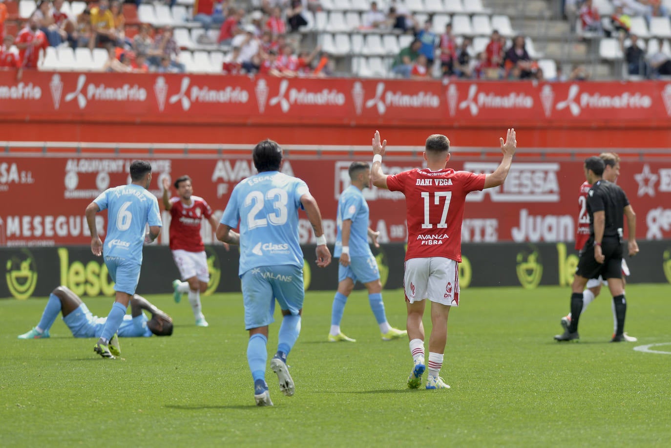 El empate del Real Murcia frente al Ibiza, en imágenes