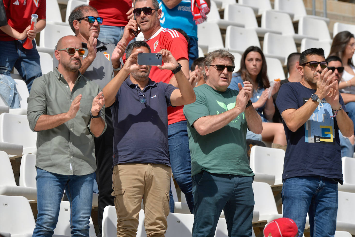 El empate del Real Murcia frente al Ibiza, en imágenes