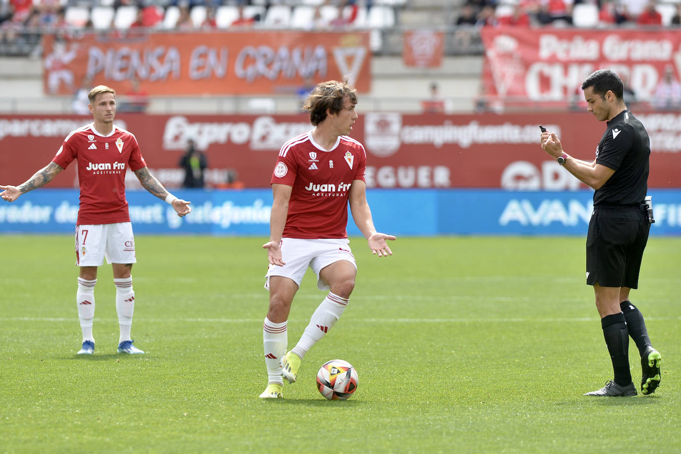 El empate del Real Murcia frente al Ibiza, en imágenes