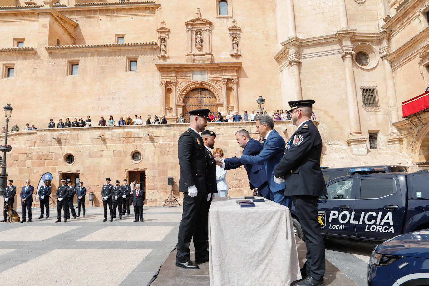 La celebración del día de San Patricio de la Policía Local de Lorca, en imágenes