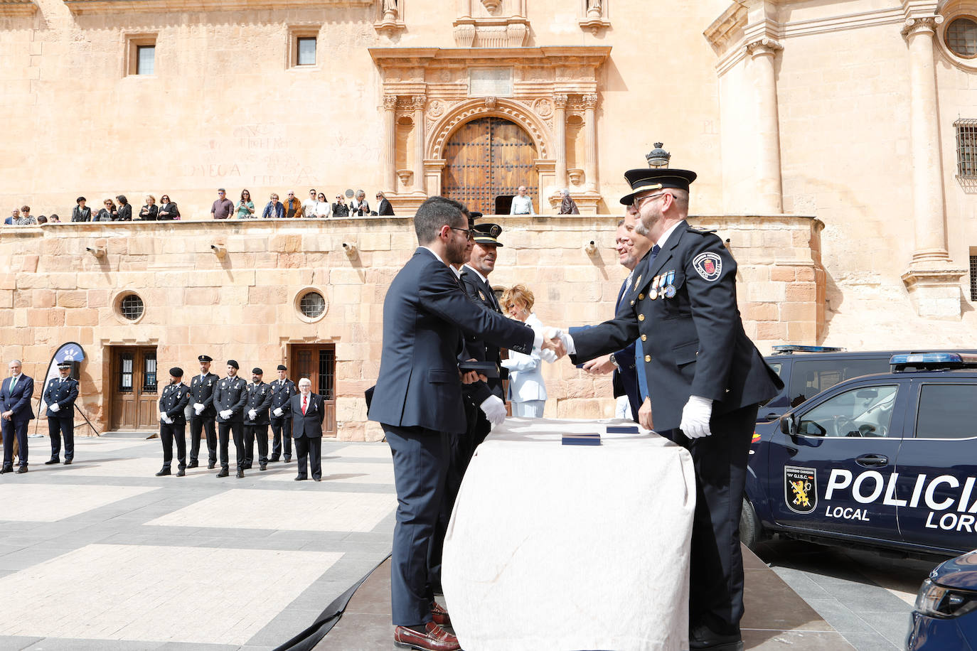 La celebración del día de San Patricio de la Policía Local de Lorca, en imágenes