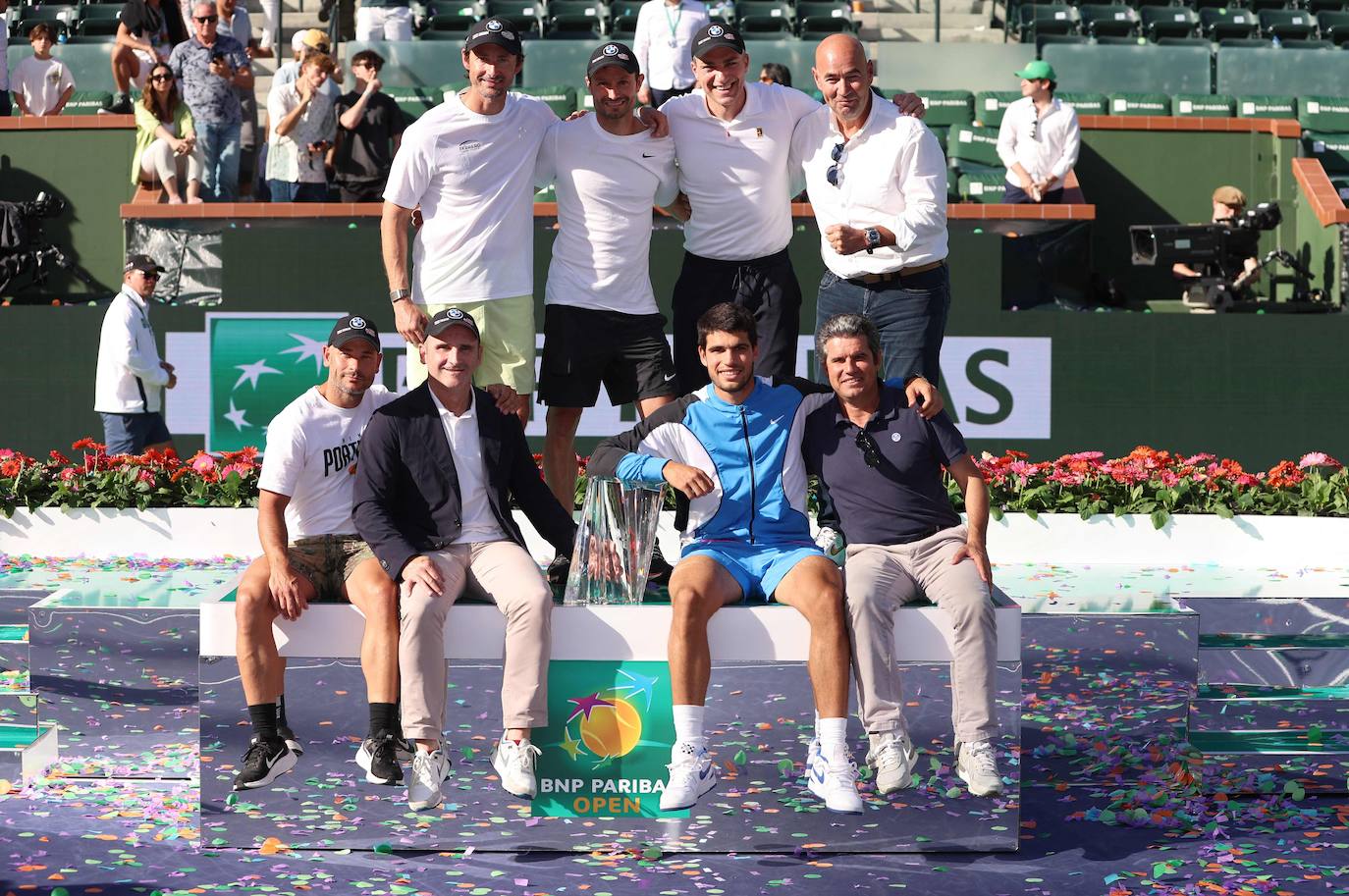 Las imágenes de la final de Indian Wells entre Carlos Alcaraz y Daniil Medvedev