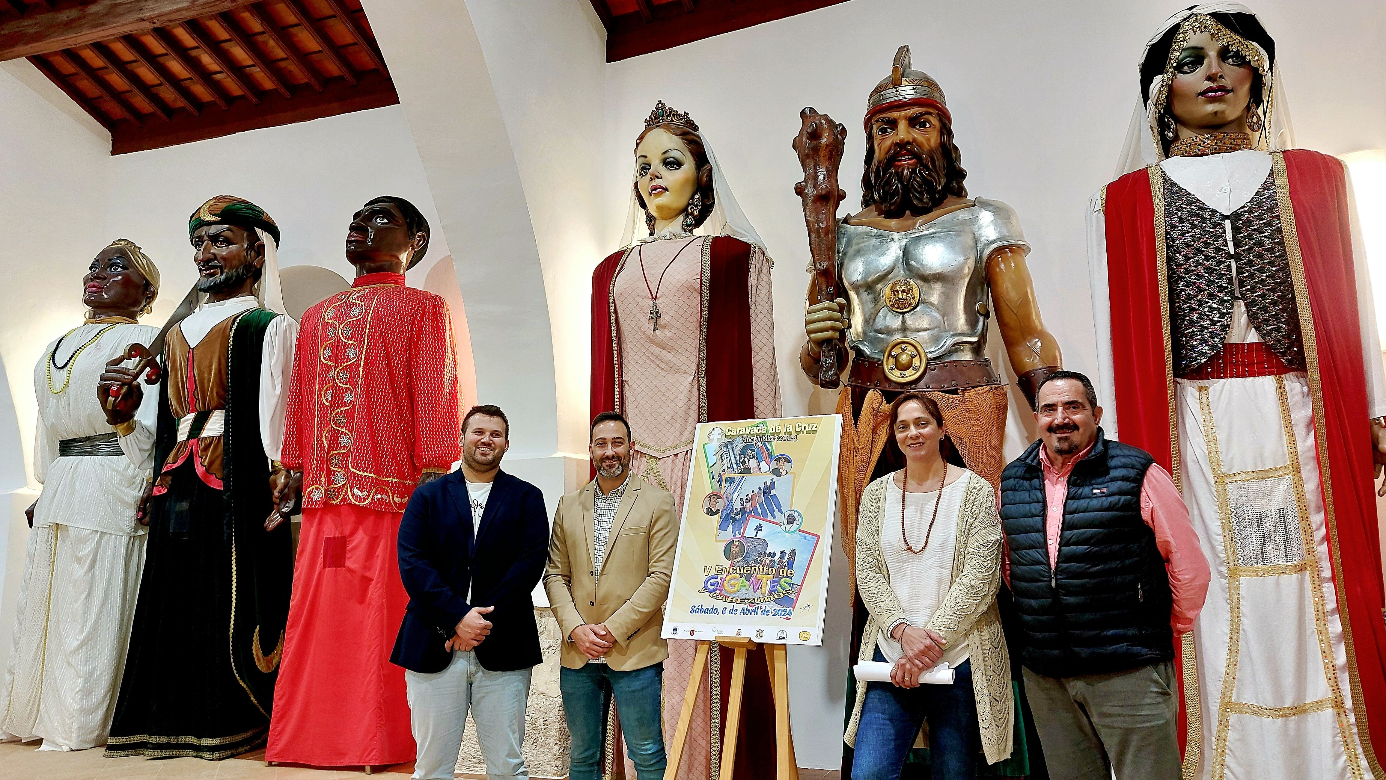 The V National Meeting of Giants will bring together populations from Catalonia, Valencia and Murcia in Caravaca