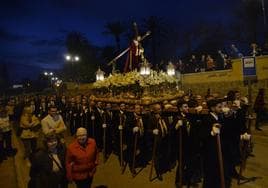 El traslado del Jesus del Gran Poder se celebró ayer desde el Malecón.