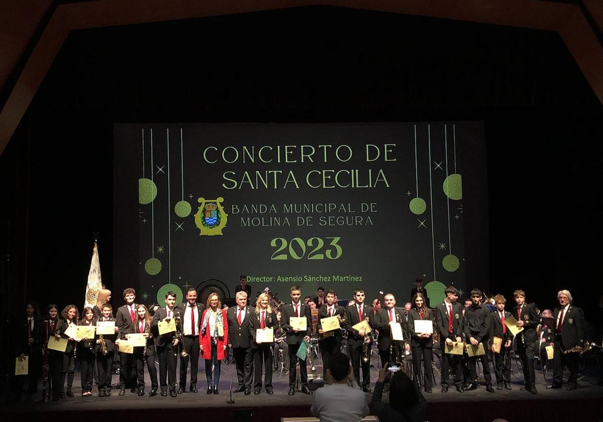 La Banda Municipal de Molina el pasado año.