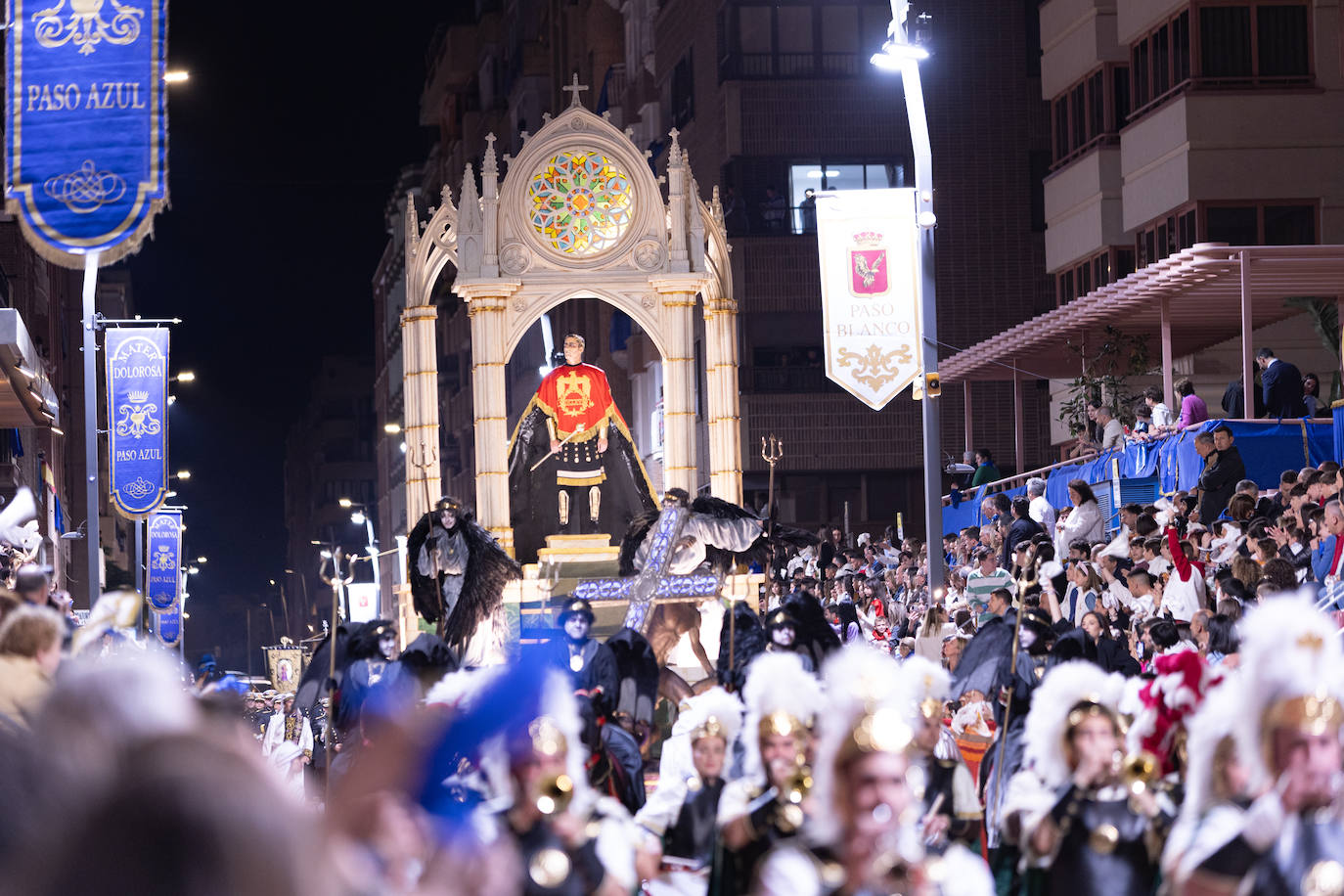 La procesión del Viernes de Dolores en Lorca, en imágenes