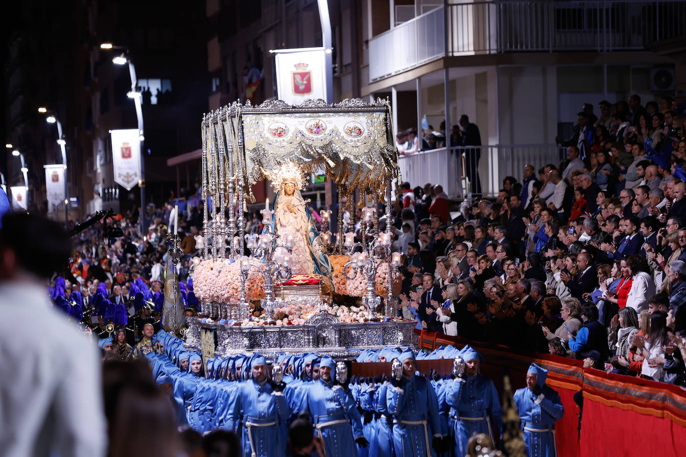 La procesión del Viernes de Dolores en Lorca, en imágenes
