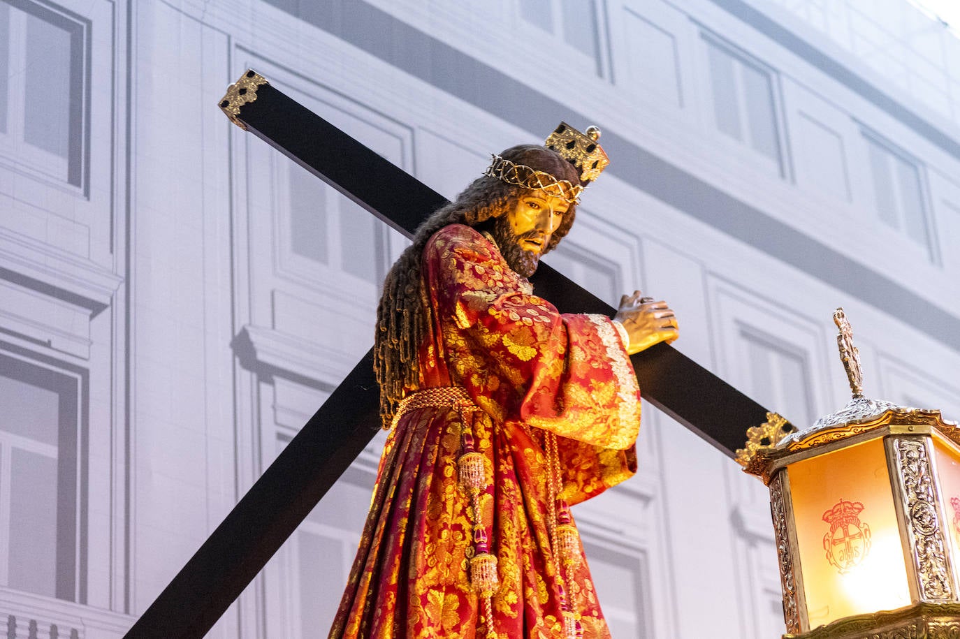 La procesión de la Caridad del Sábado de Pasión de Murcia, en imágenes