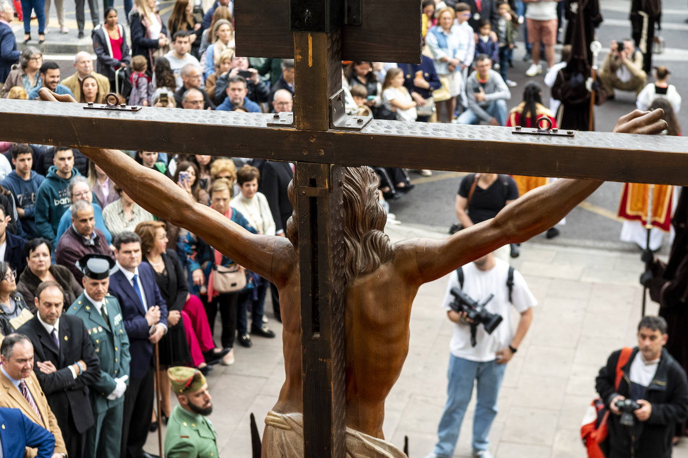 La procesión de la Fe del Sábado de Pasión de Murcia, en imágenes