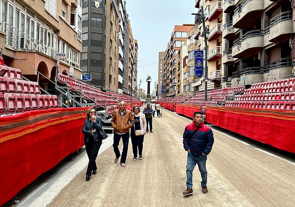 Pendientes de la evolución del tiempo para la procesión del Domingo de Ramos en Lorca