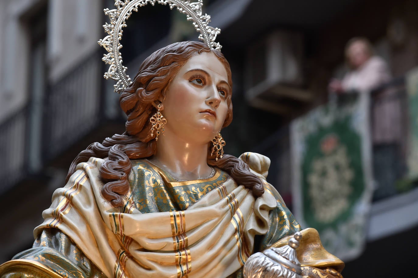 Suspendida la procesión del Cristo de la Esperanza en Murcia por la lluvia