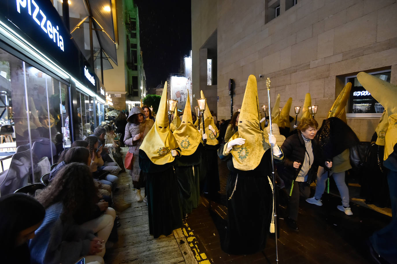 Suspendida la procesión del Cristo de la Esperanza en Murcia por la lluvia