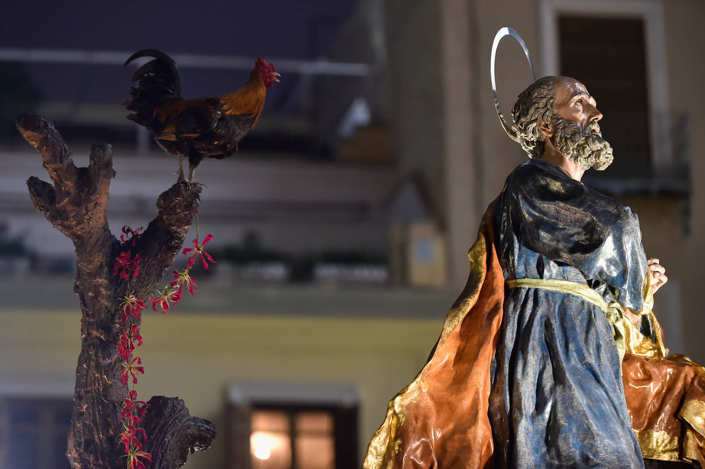 Suspendida la procesión del Cristo de la Esperanza en Murcia por la lluvia