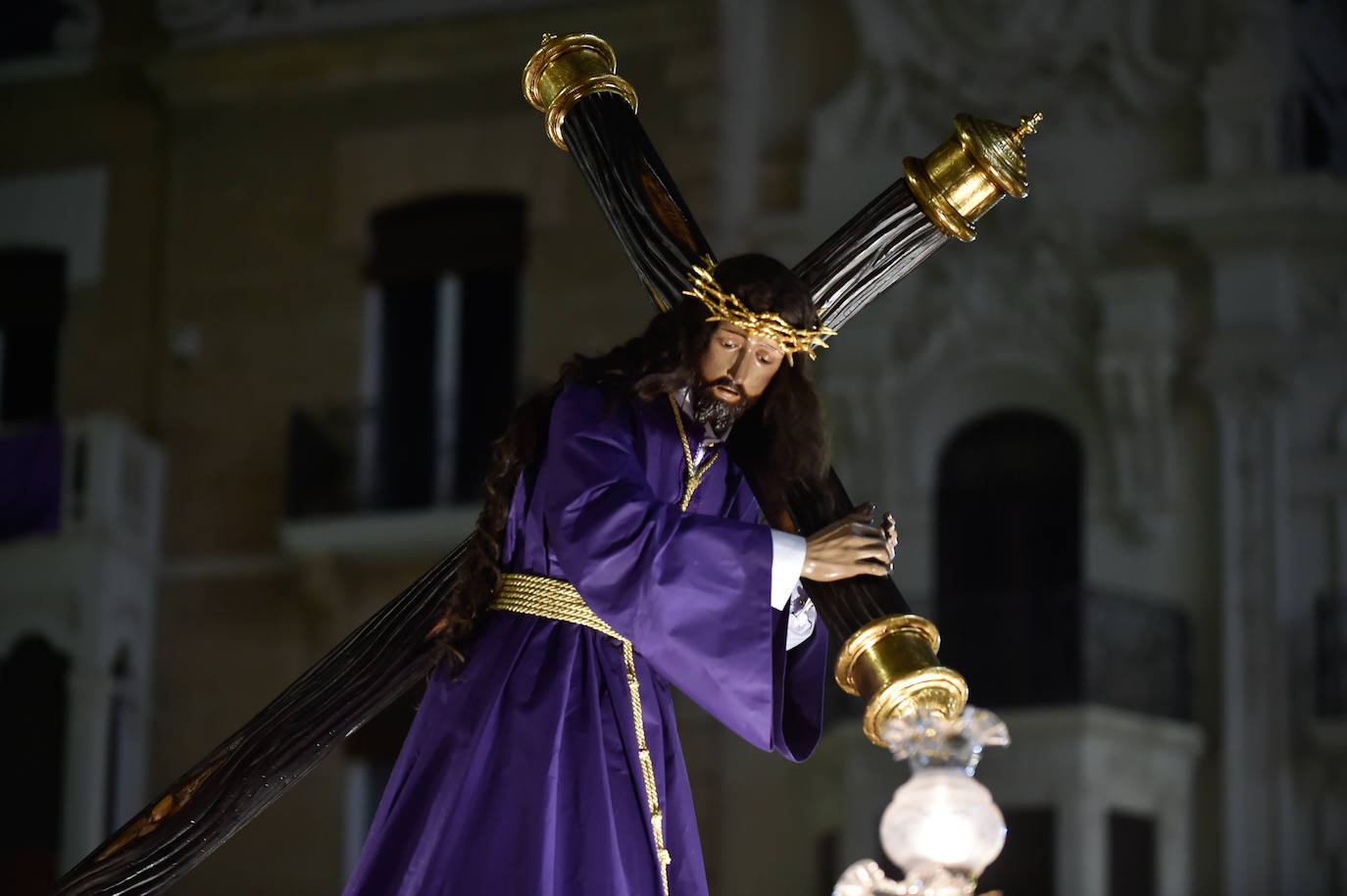 Suspendida la procesión del Cristo de la Esperanza en Murcia por la lluvia