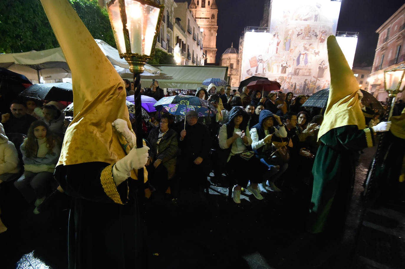 Suspendida la procesión del Cristo de la Esperanza en Murcia por la lluvia