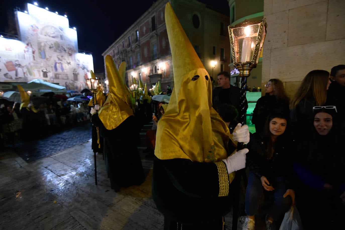 Suspendida la procesión del Cristo de la Esperanza en Murcia por la lluvia