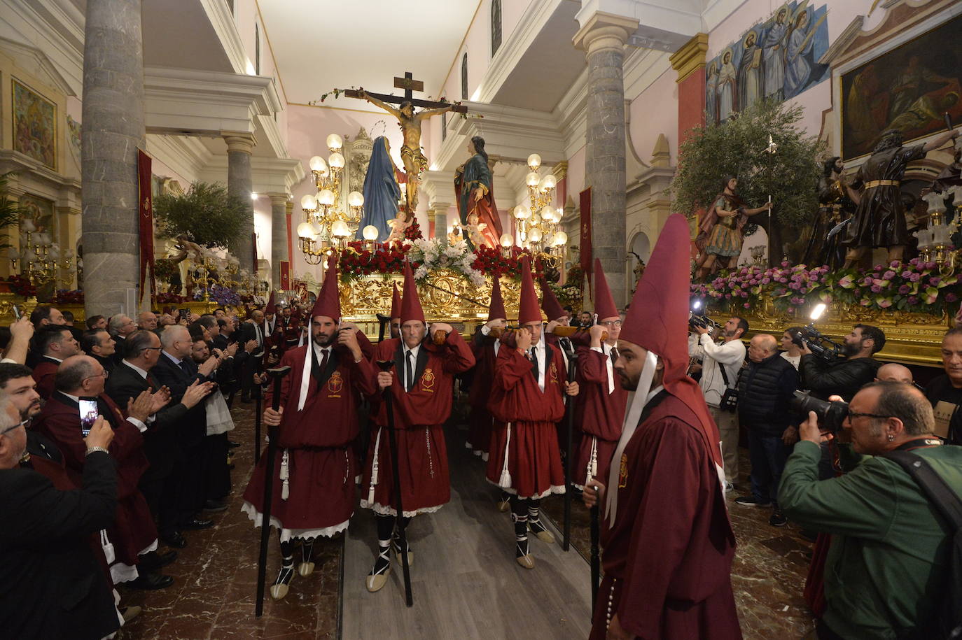 La amenaza de lluvia suspende la Procesión del Perdón en Murcia