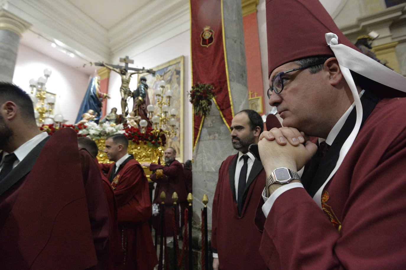La amenaza de lluvia suspende la Procesión del Perdón en Murcia