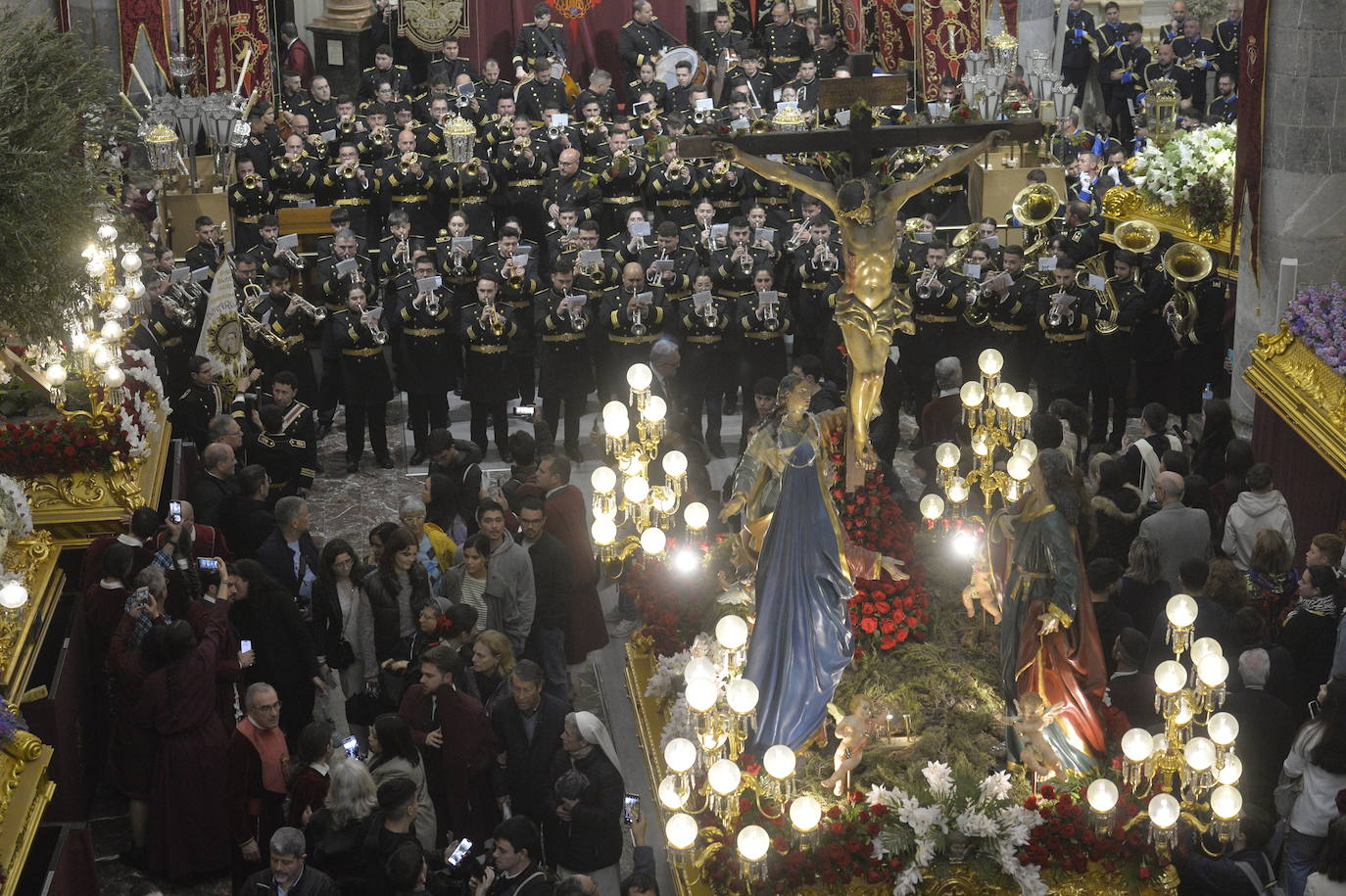 La amenaza de lluvia suspende la Procesión del Perdón en Murcia
