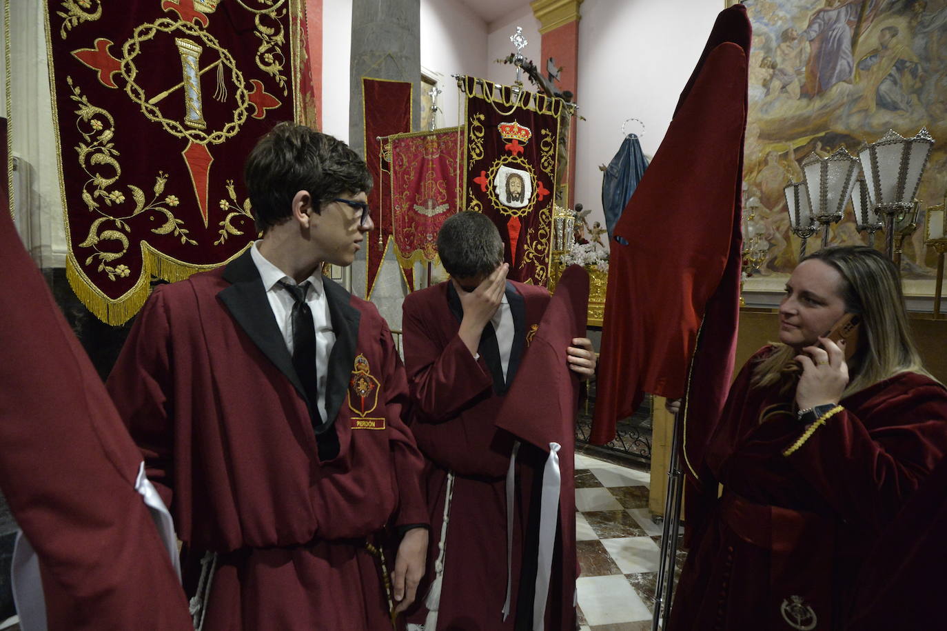 La amenaza de lluvia suspende la Procesión del Perdón en Murcia