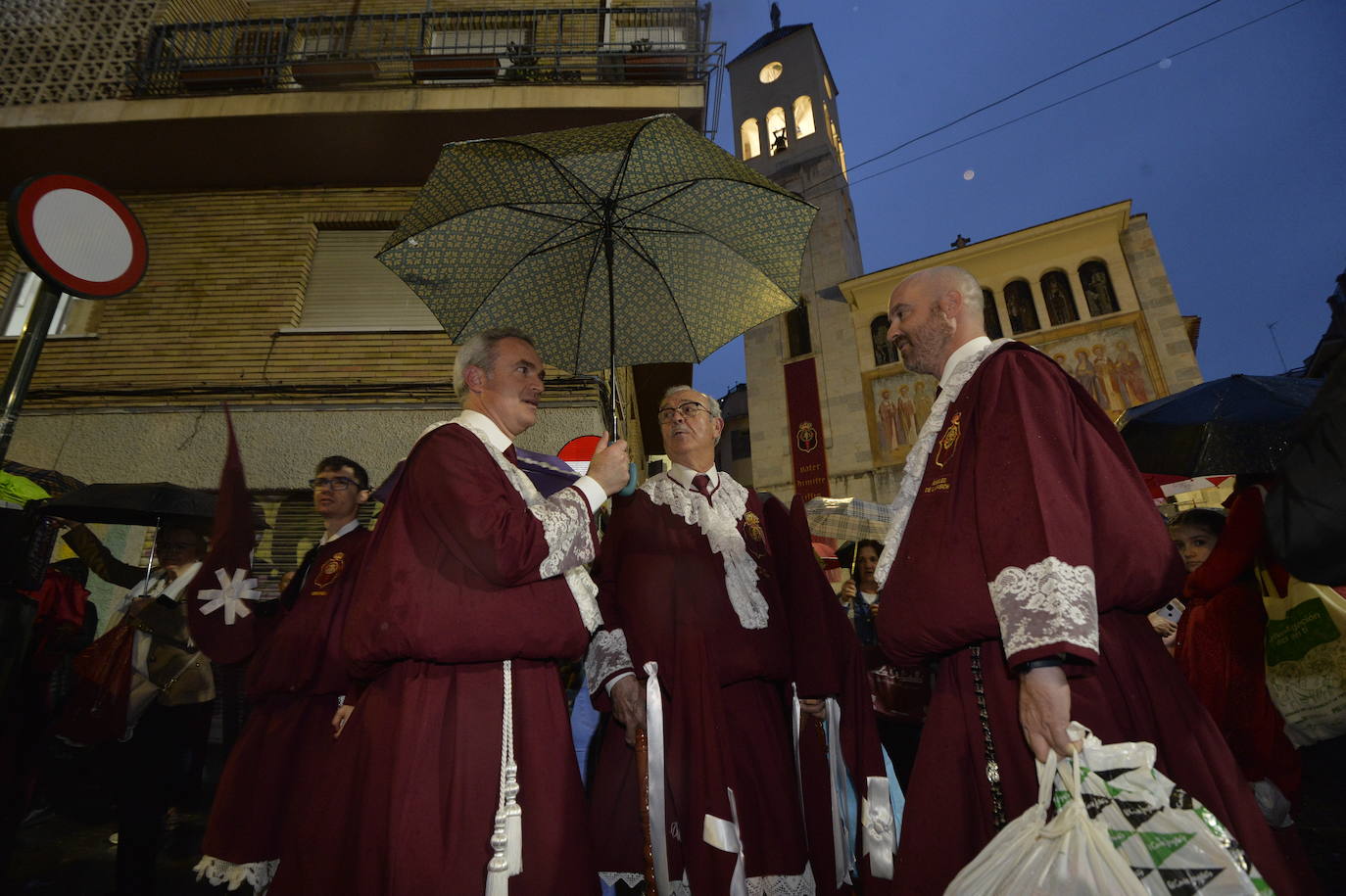 La amenaza de lluvia suspende la Procesión del Perdón en Murcia