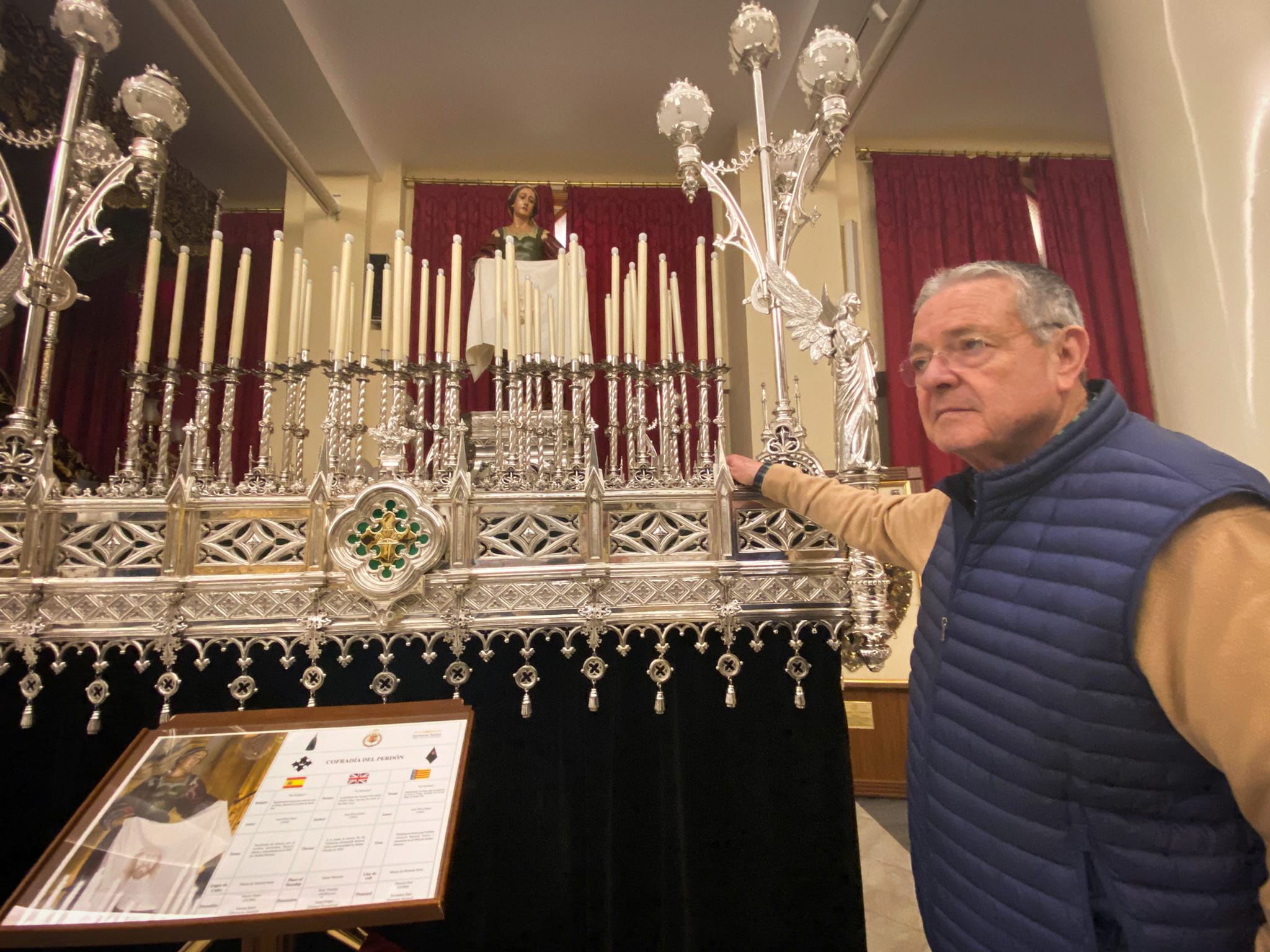 El nuevo acabado del trono de la Verónica en Orihuela