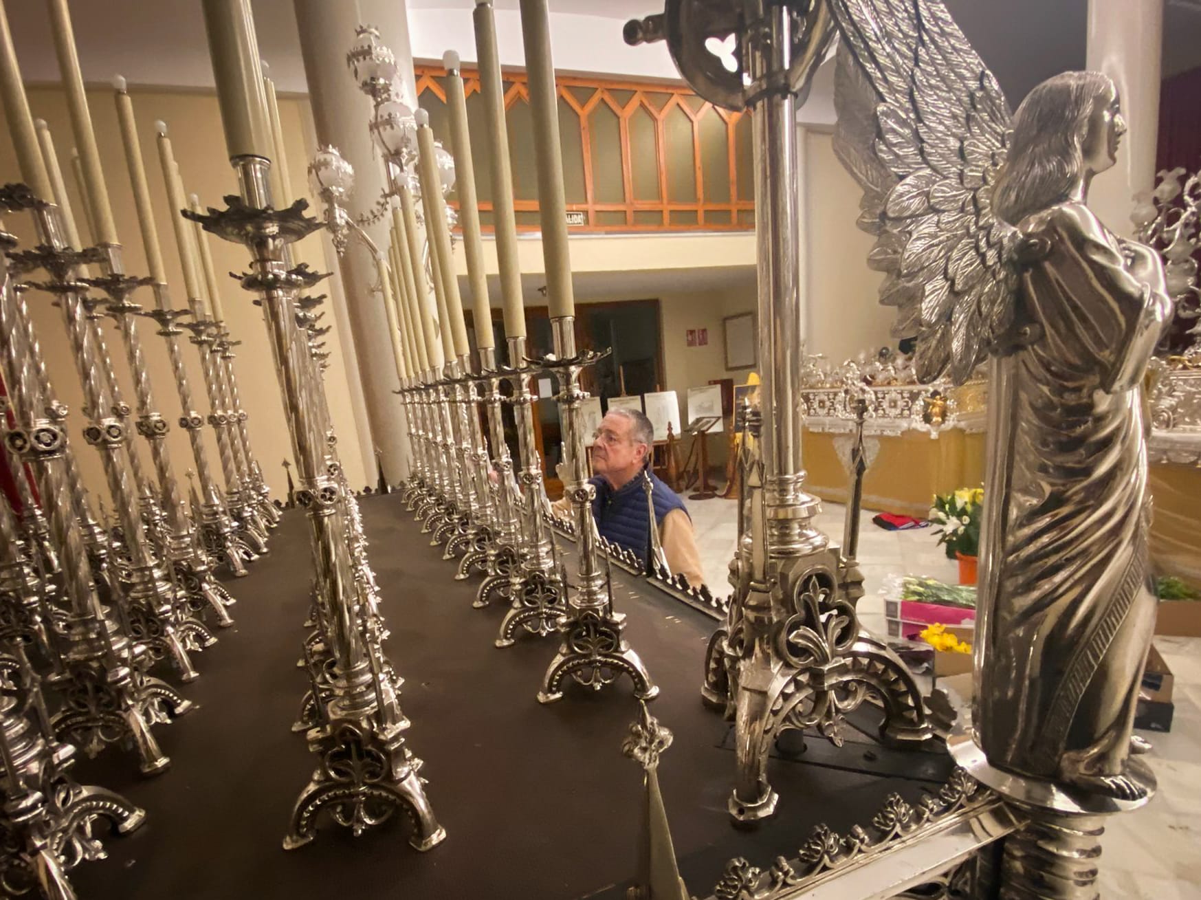 El nuevo acabado del trono de la Verónica en Orihuela