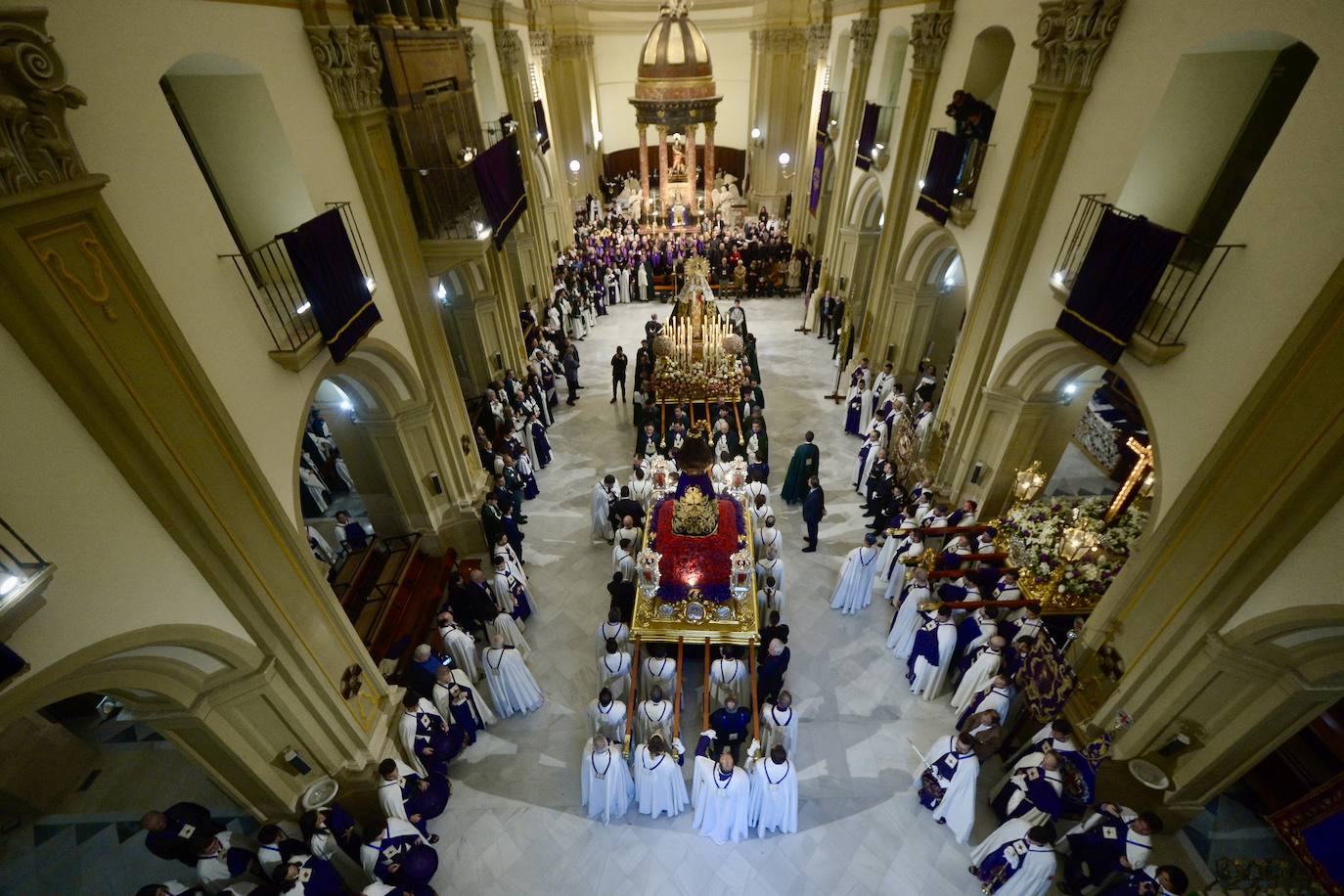 Suspendidas las procesiones de Martes Santo en Murcia por el mal tiempo