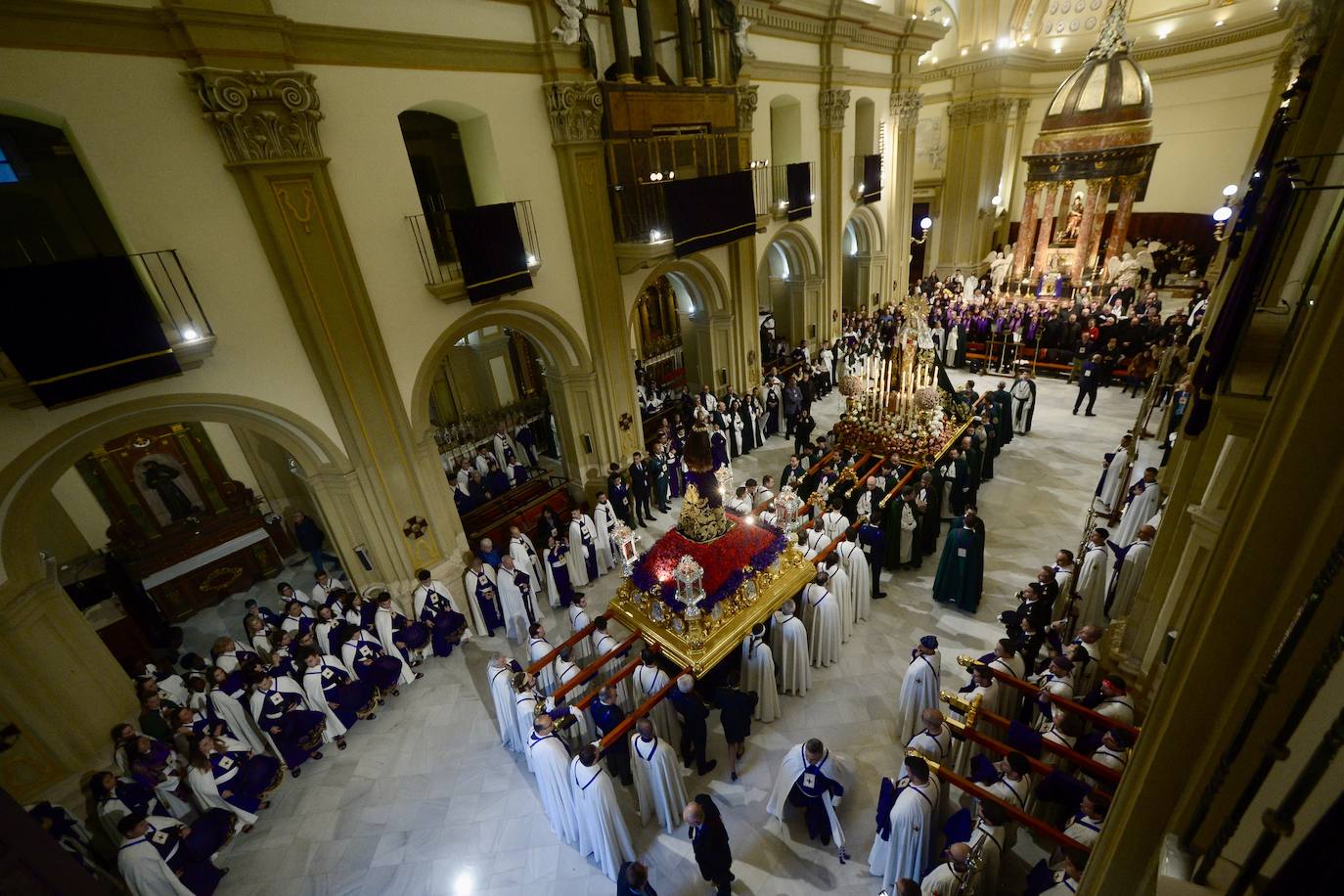 Suspendidas las procesiones de Martes Santo en Murcia por el mal tiempo