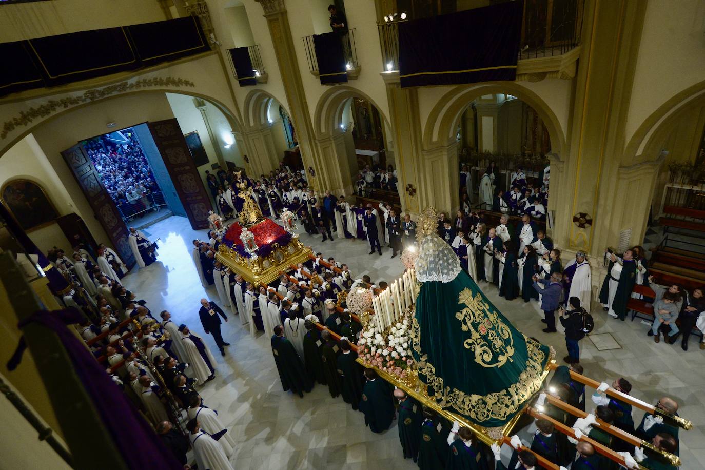 Suspendidas las procesiones de Martes Santo en Murcia por el mal tiempo