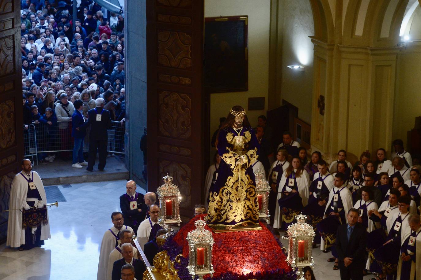 Suspendidas las procesiones de Martes Santo en Murcia por el mal tiempo