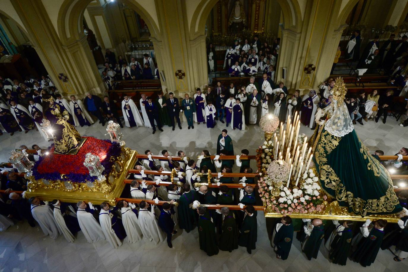 Suspendidas las procesiones de Martes Santo en Murcia por el mal tiempo