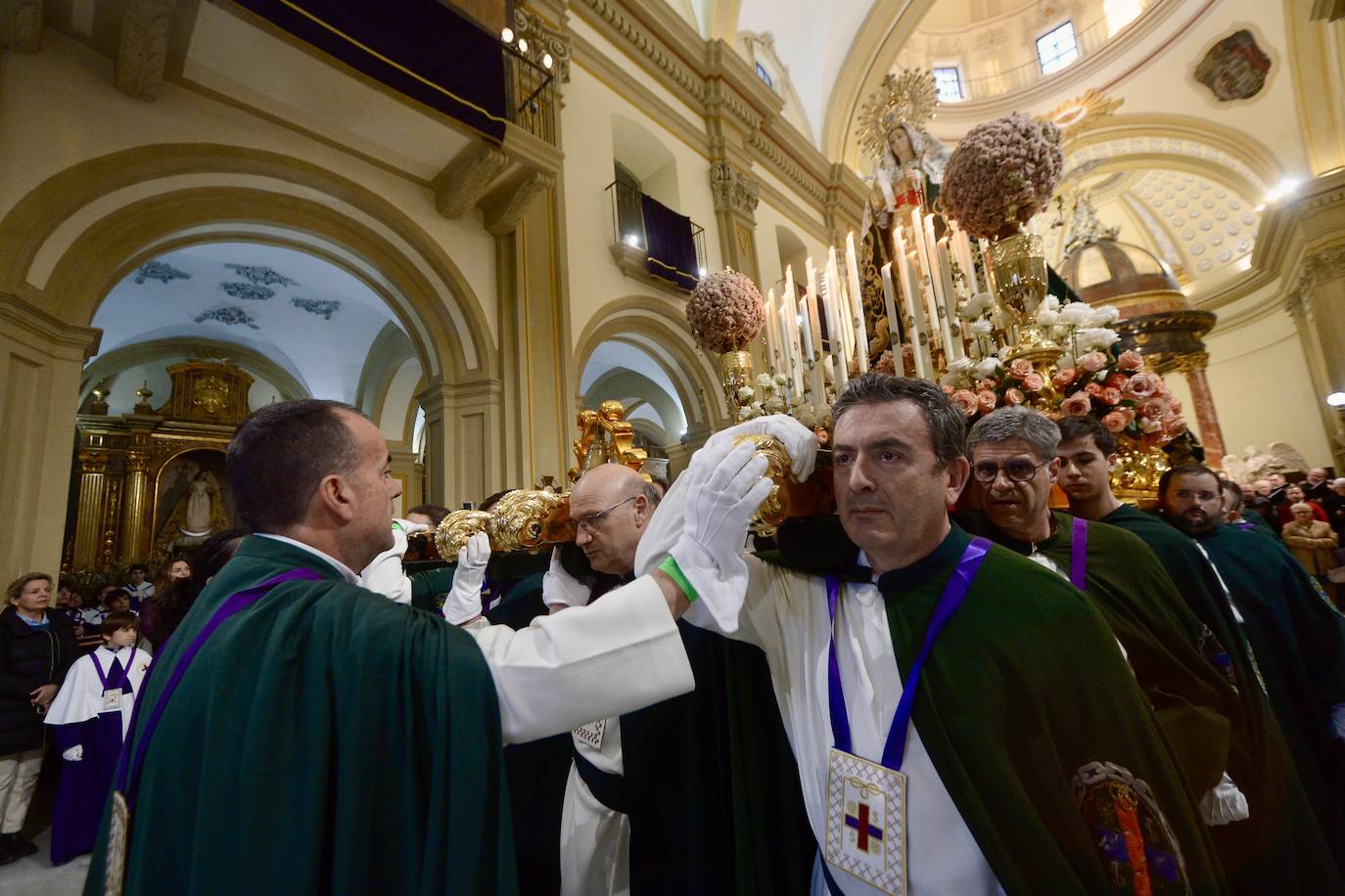 Suspendidas las procesiones de Martes Santo en Murcia por el mal tiempo