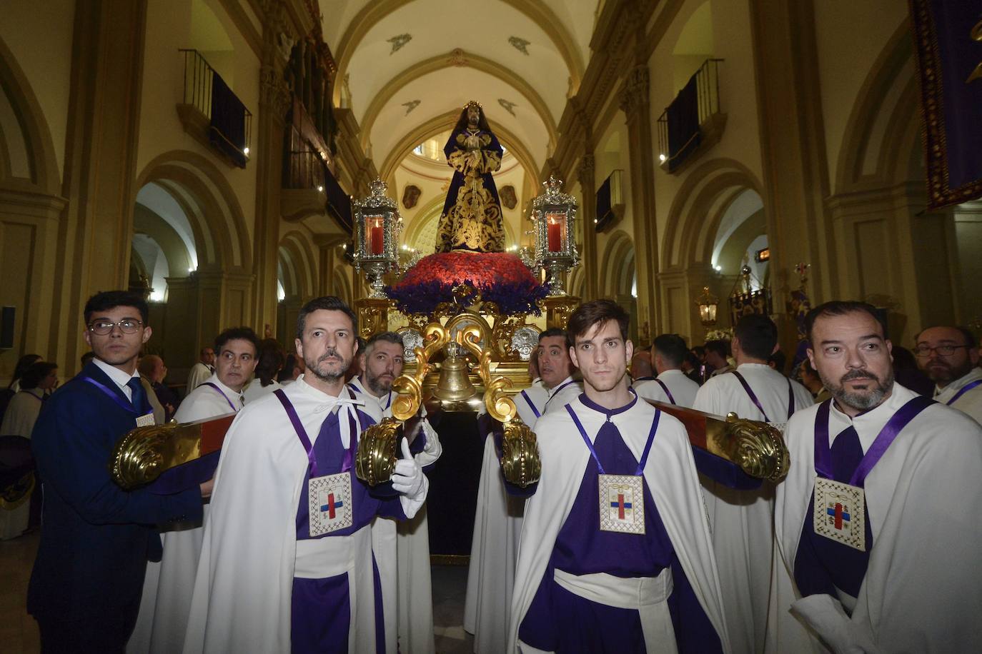 Suspendidas las procesiones de Martes Santo en Murcia por el mal tiempo