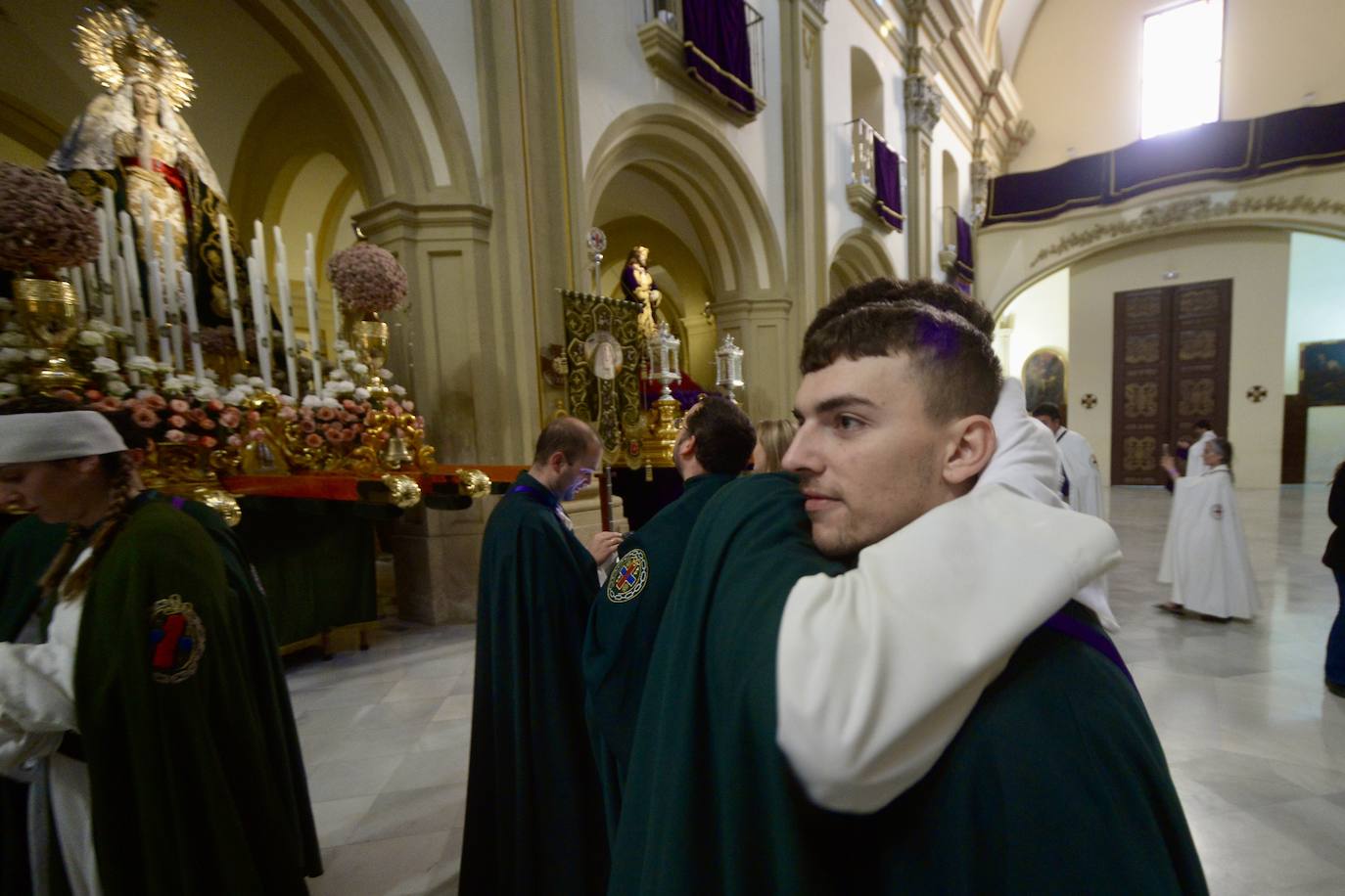 Suspendidas las procesiones de Martes Santo en Murcia por el mal tiempo