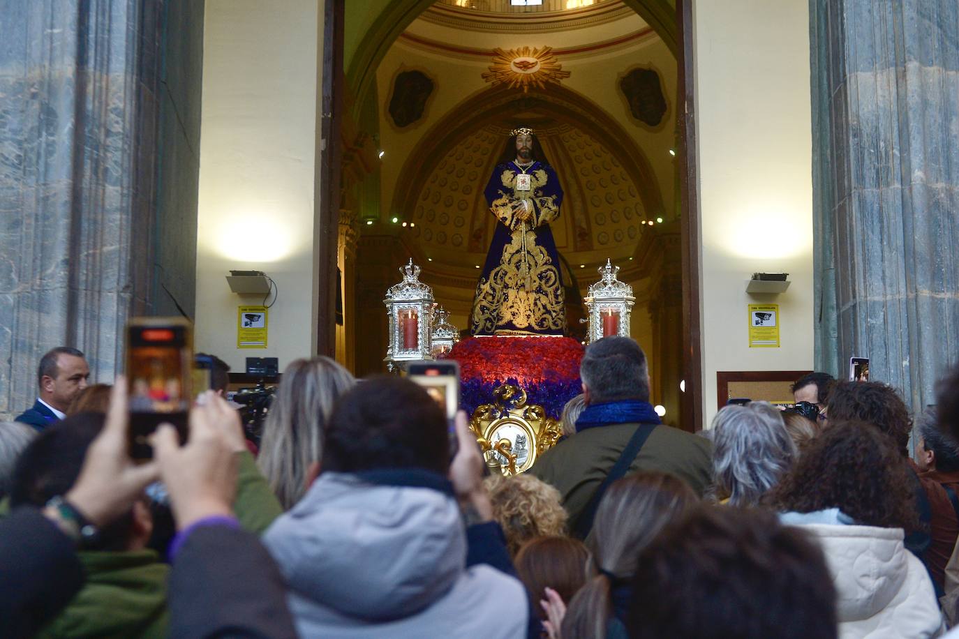 Suspendidas las procesiones de Martes Santo en Murcia por el mal tiempo