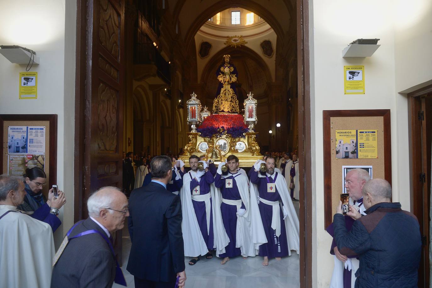 Suspendidas las procesiones de Martes Santo en Murcia por el mal tiempo