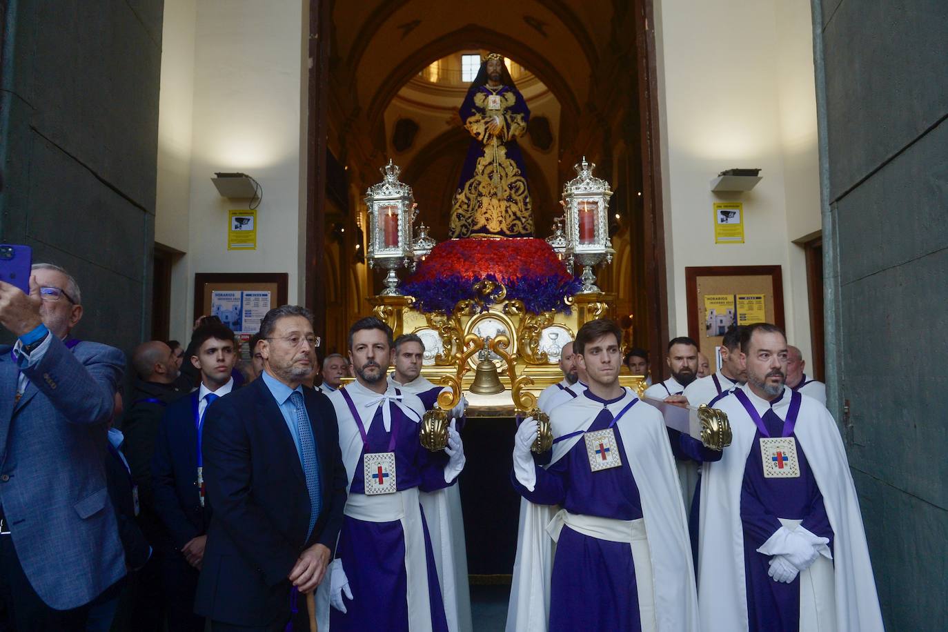 Suspendidas las procesiones de Martes Santo en Murcia por el mal tiempo