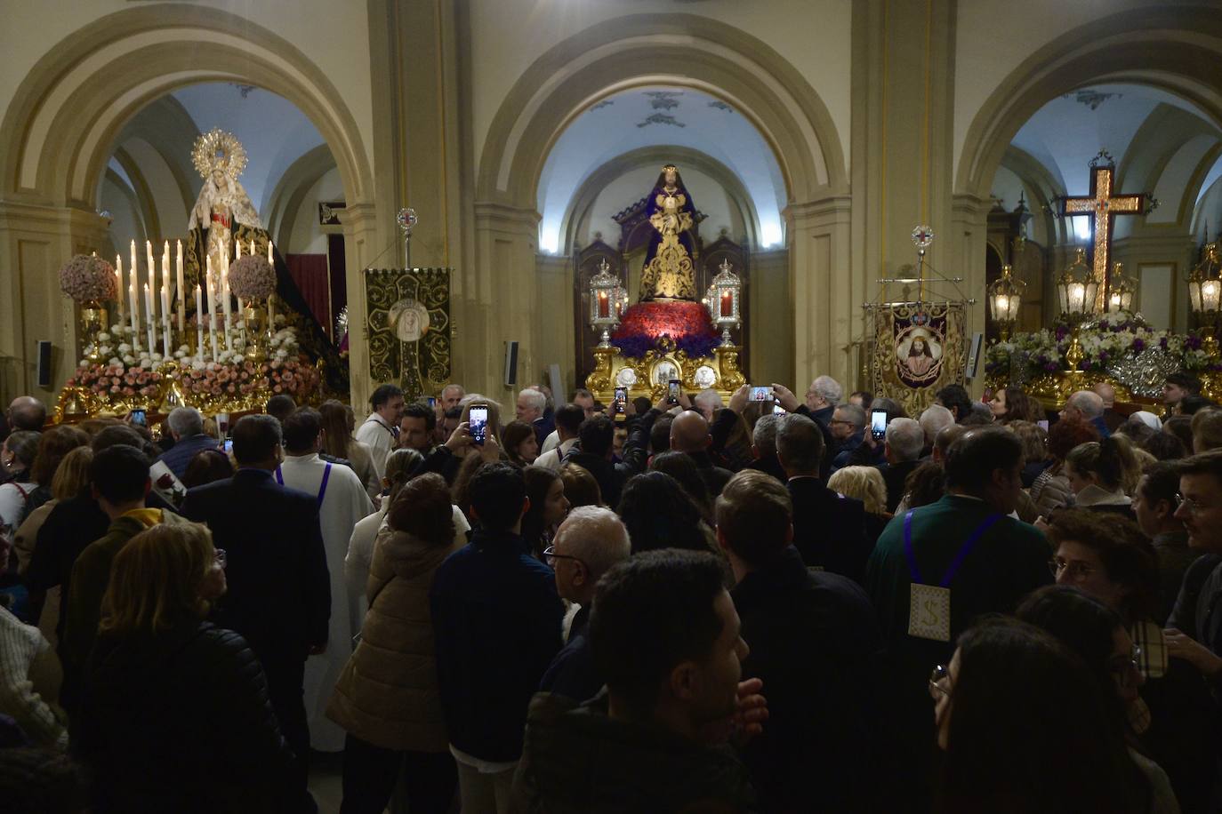 Suspendidas las procesiones de Martes Santo en Murcia por el mal tiempo