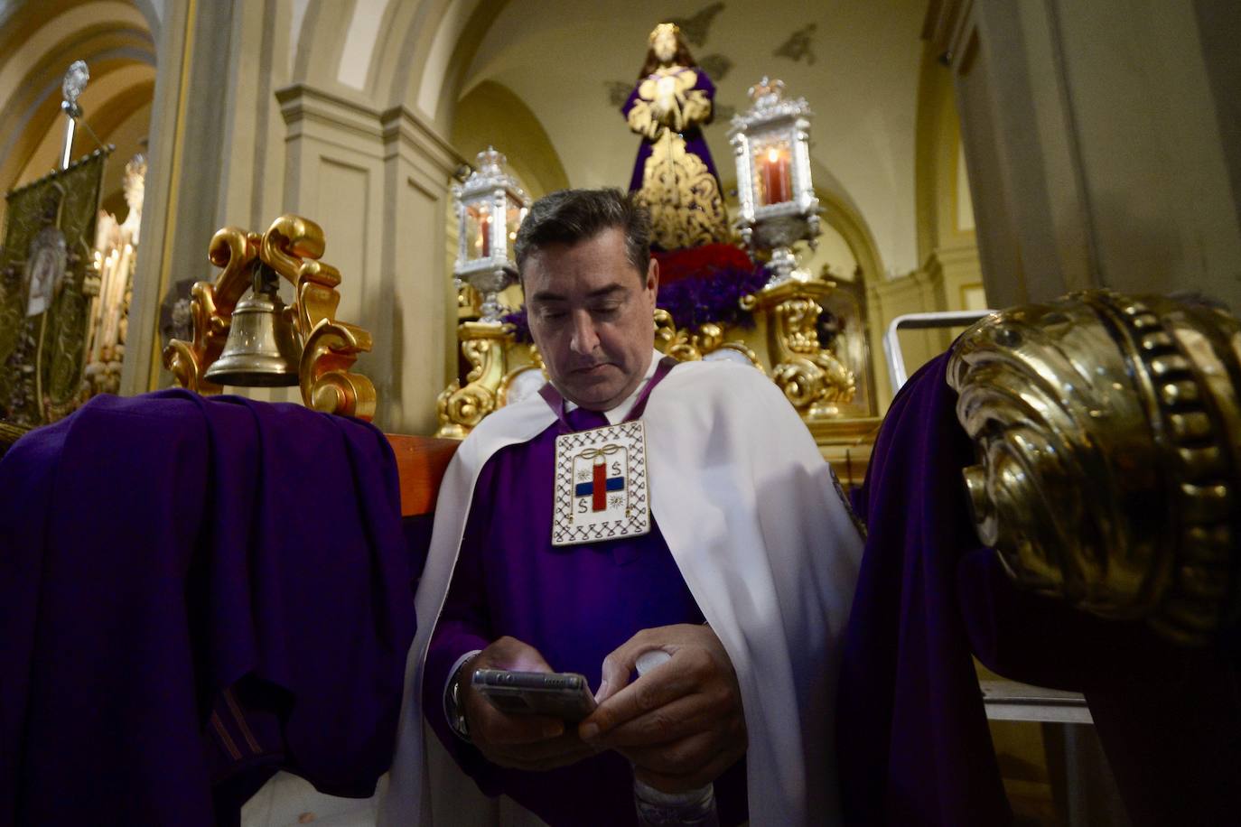 Suspendidas las procesiones de Martes Santo en Murcia por el mal tiempo