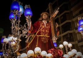 Nuestro Padre Jesús de la Caída, obra de Francisco Salzillo, es la imagen titular de la Cofradía del Perdón.