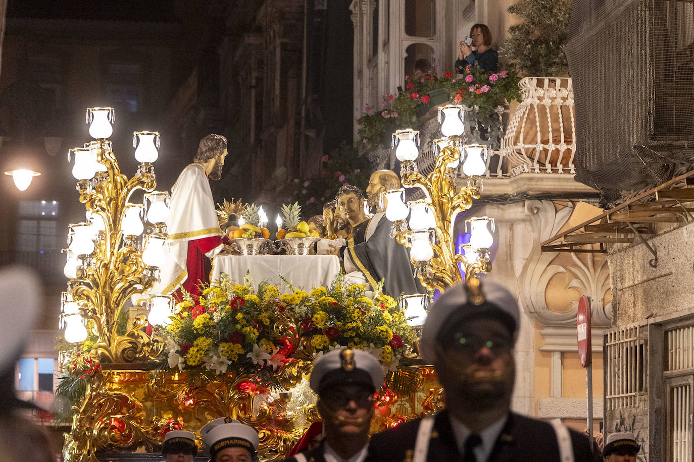 La procesión del Prendimiento de Cartagena, en imágenes