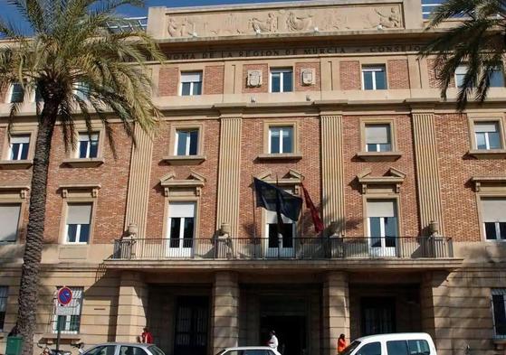 Edificio de la Consejería de Hacienda, en Murcia, en una foto de archivo.