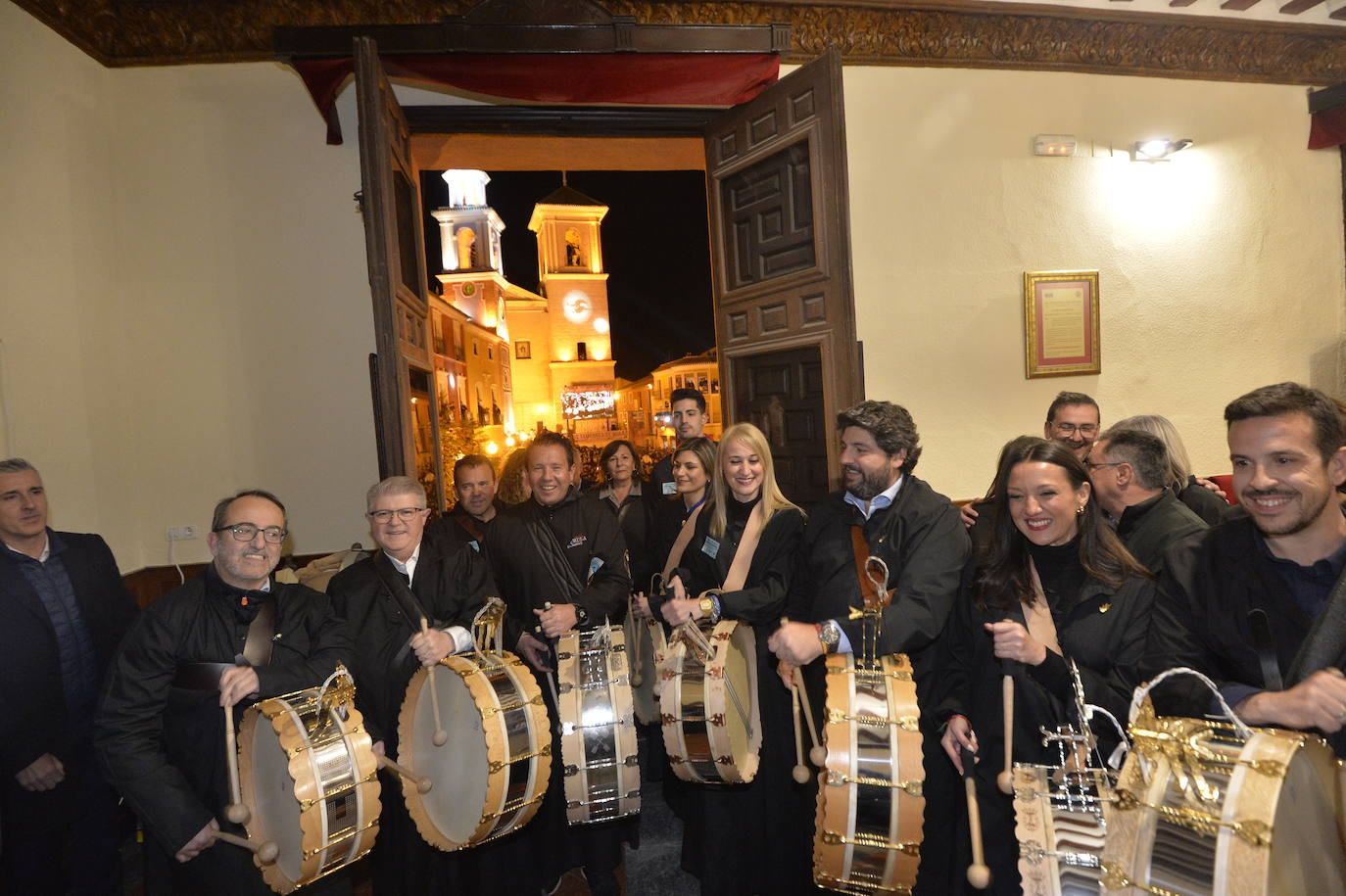 Las imágenes de La Noche de los Tambores en Mula