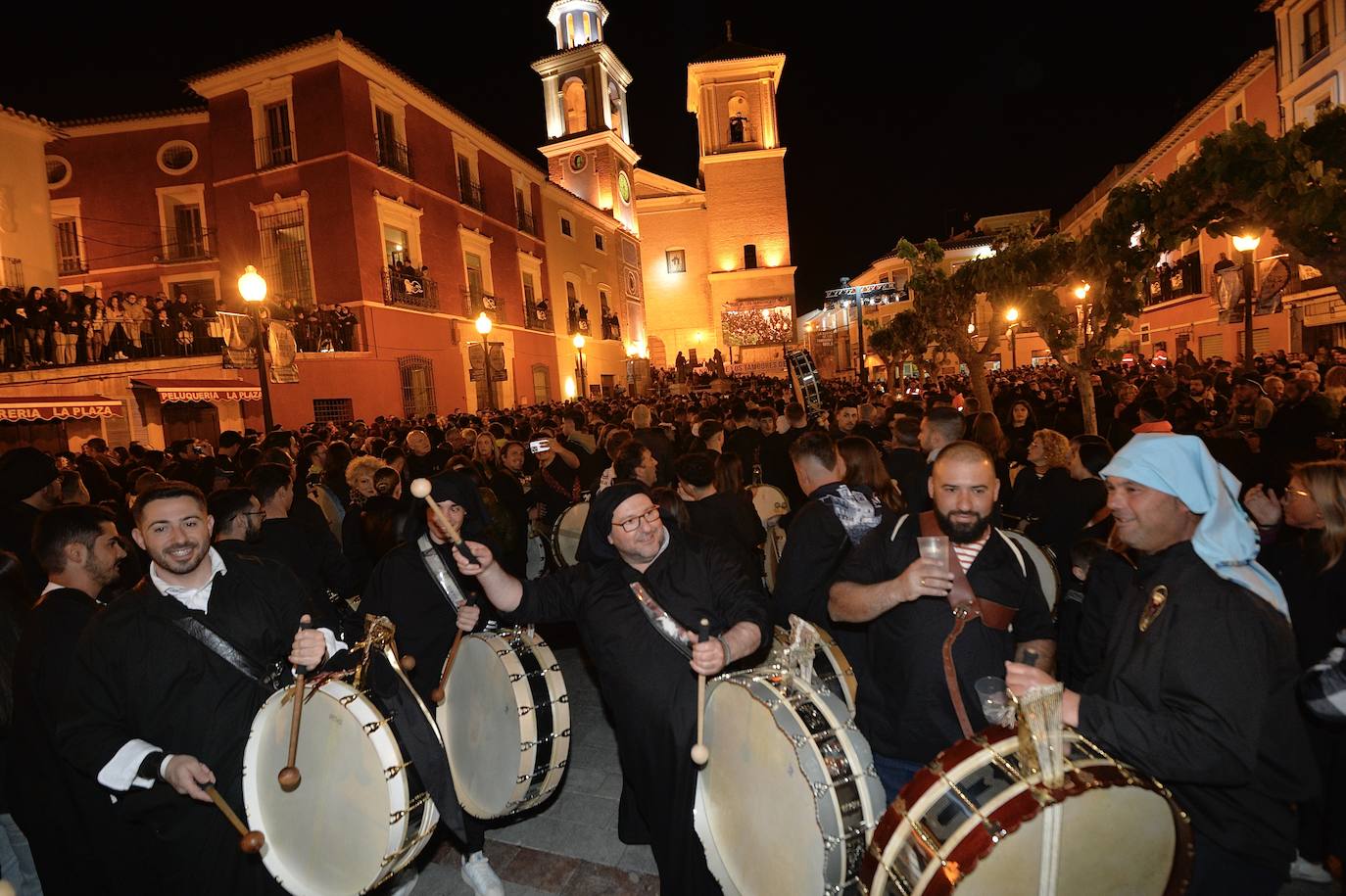 Las imágenes de La Noche de los Tambores en Mula
