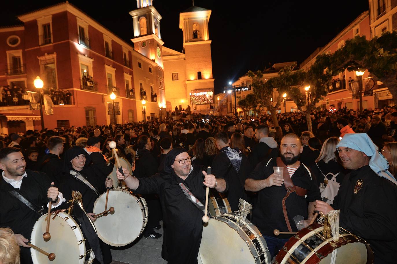 Las imágenes de La Noche de los Tambores en Mula