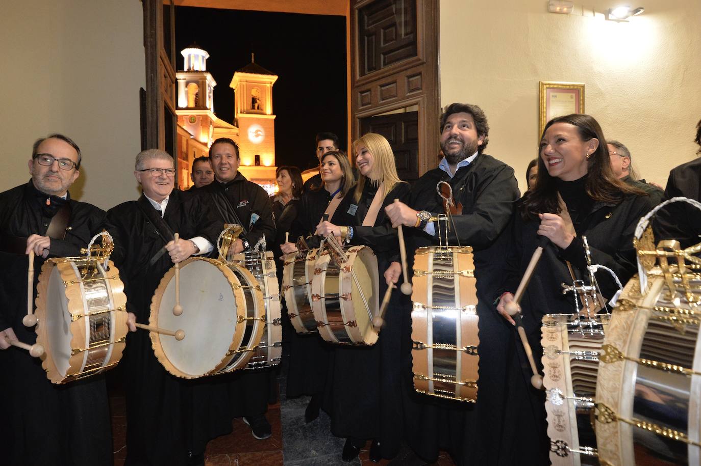 Las imágenes de La Noche de los Tambores en Mula
