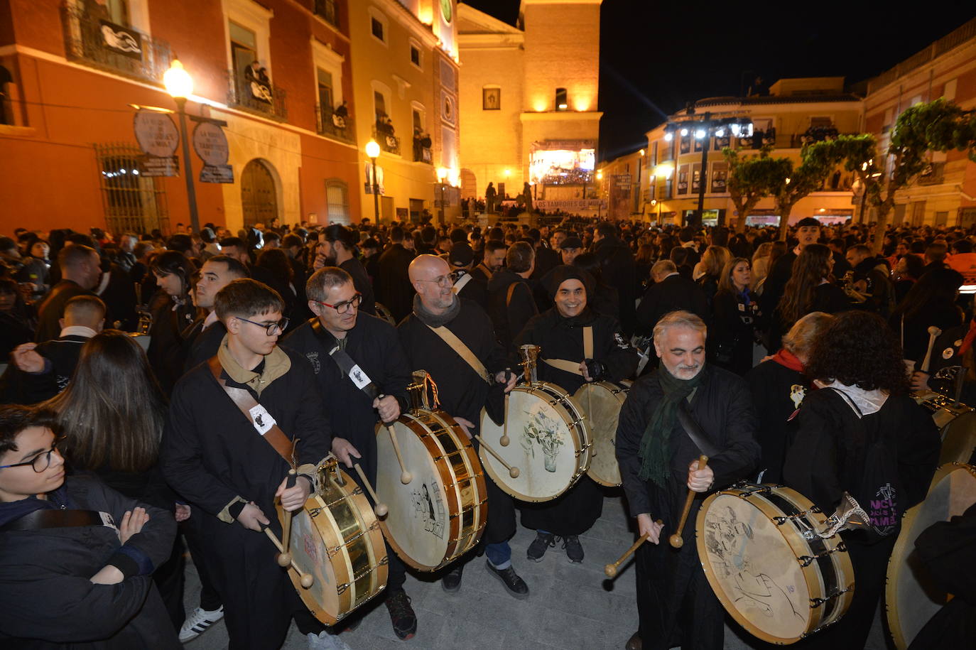 Las imágenes de La Noche de los Tambores en Mula